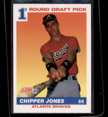 1991 Score #671 Chipper Jones RC (ref 227843) - Image 1 of 2