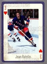 2005 New York Rangers Legends Playing Card #16 Jean Ratelle