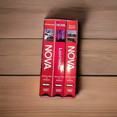 Nova Natures Fury VHS Box Set [Lightning!, Hurricane!, & Killer Quake!] B2GOF - Image 1 of 4