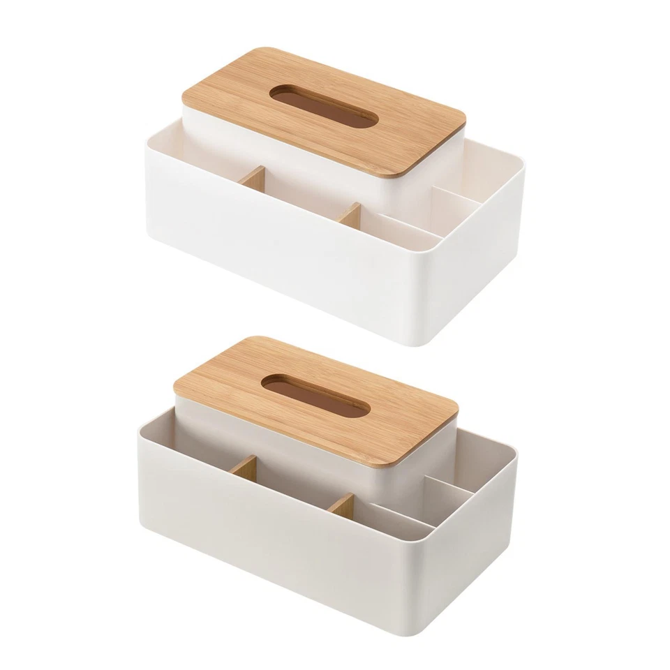 Multifunctional Desktop Storage Box for Tissue Paper Makeup Remote Control - Image 1 of 1