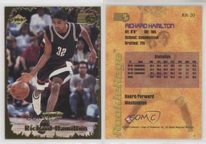 1999 Collector's Edge Rookie Rage Gold Ingot Richard Hamilton #RR-20 Rookie RC
