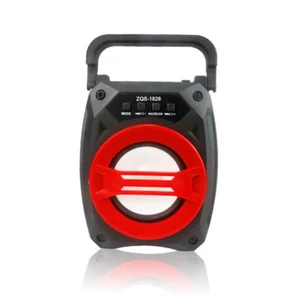 Tragbarer Bluetooth Lautsprecher ZQS-1826 Super Bass USB AUX SD TF FM Radio LED Lichter - Bild 1 von 8