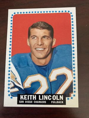 1964 Topps #164 Keith Lincoln NM - Image 1 of 2