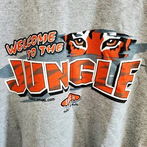 Cincinnati Footbal Long Sleeve Tshirt Welcome to The Jungle Size 3XL - Picture 1 of 4
