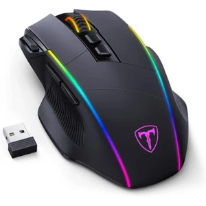 Wireless Gaming Mouse, Tripe-Mode 2.4G/USB-C/Bluetooth Mouse Up to 10,000DPI - Picture 1 of 7
