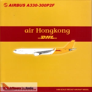 JCW4427 1:400 JC Wings air Hongkong/DHL Airbus A330-300P2F Reg #EI-HEB - Picture 1 of 2