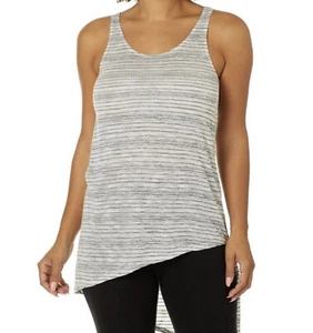 Chenault Womens Striped Asymmetrical Hem Sleeveless Top NWT Retail $48 Size L - Picture 1 of 4