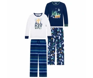 Eddie Bauer Kids Camping ~ (XS) 5/6 ~ Four (4) Pc. Sleep Set ~ 2-Tops ~ 2-Pants - Picture 1 of 7