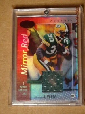 Ahman Green - Packers, 2002 Leaf Certified "Mirror Red" Jersey,  ser #'d 54/100. - Image 1 of 2