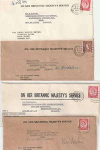 GROSSBRITANNIEN: Lot 4 Briefe nach Deutschland 1951-63.   KLEINES KONVOLUT VERKAUF. - Bild 1 von 1