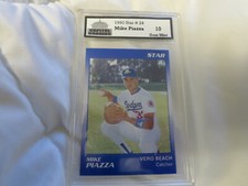 MIKE PIAZZA 1990 STAR VERO BEACH DODGERS #24 ROOKIE gem/mint 10 Capitol Grading