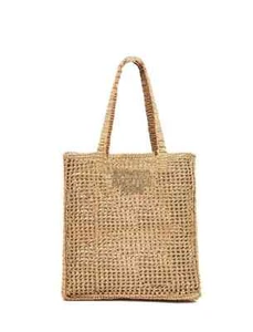 JEAN PAUL GAULTIER Gold WOVEN Tote BAG Double Handle GWP Totebag NEW - Picture 1 of 14