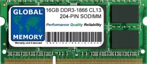 16GB DDR3 1866MHz PC3-14900 204-PIN SODIMM RAM FOR IMAC 27" RETINA 5K LATE 2015 - Picture 1 of 1