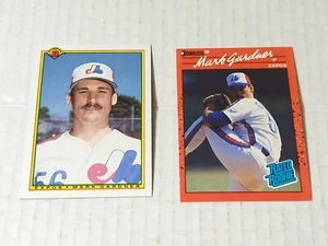 2 MARK GARDNER Rookies! Expos! San Francisco Giants! Fresno State Bulldogs! - Picture 1 of 3