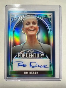 2024 Leaf Pop Century Metal BO DEREK Platinum Blue Prismatic AUTO 3/15 "10" - Picture 1 of 2