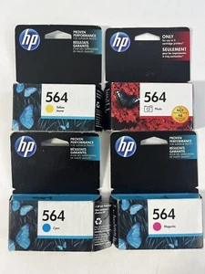 GENUINE NEW HP 564 Ink Cartridges, Magenta, Cyan, Yellow, Photo - Picture 1 of 2