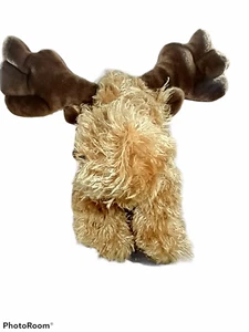 TY 2004 Classic Soft Tan Fuzzy Melville The Moose 14" Plush Stuffed Animal Rare - Picture 1 of 9
