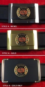TEXAS HOLD'EM - CUSTOM BELT BUCKLE - Picture 1 of 1