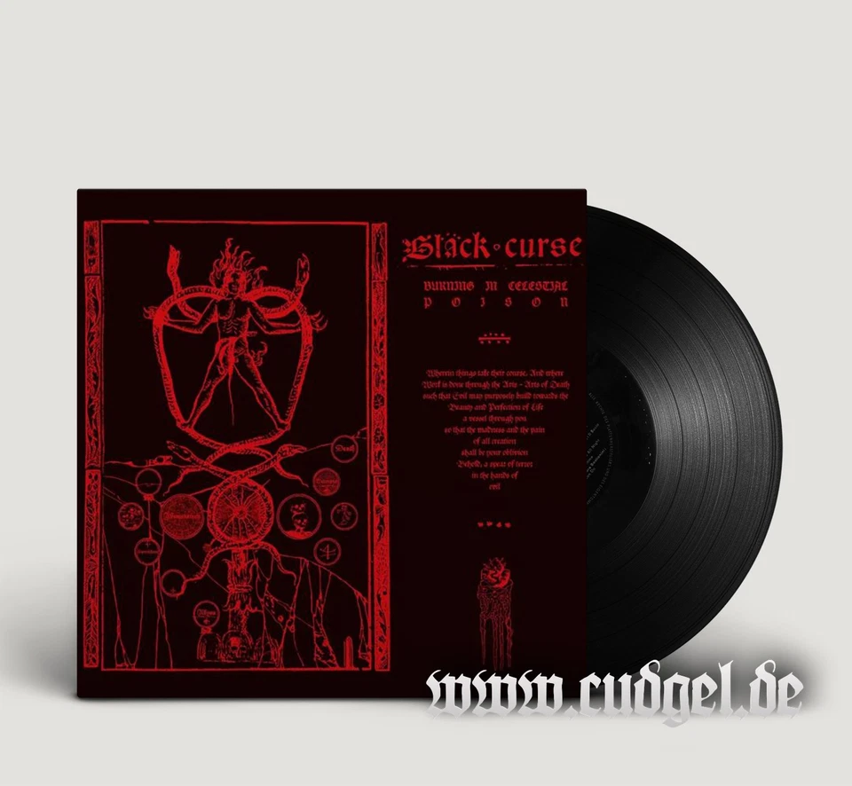BLACK CURSE - burning in celestial poison LP black - Bild 1 von 1
