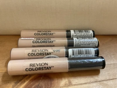 Lot of 4 New Sealed Revlon Colorstay Full Coverage Concealer #005 Fair - Image 1 of 3