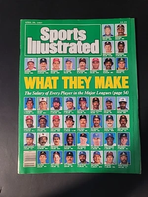 Sports Illustrated Magazine April 20 1987 Baseball Salaries Boston Marathon GUC Foto 1 de 4
