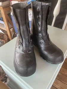Hood MICKEY MOUSE Boots US -20° No Valve Cold Weather sz 9 Regular black rubber - Picture 1 of 8