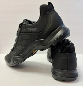 Adidas Mens Size 14 Terrex AX3 Hiking Shoes Low Top Black Continental Sole - Picture 1 of 24