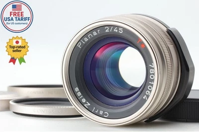 [ MINT w/ Hood ] Contax Carl Zeiss Planar T* 45mm F/2 Lens For G1 G2 From JAPAN - Image 1 of 4
