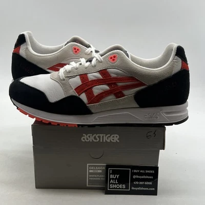 Talla 11 - ASICS Gel-Saga 'Negro Blanco Naranja' (1193AO95-100) Foto 1 de 4