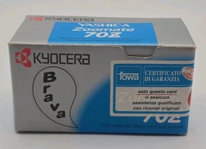Yashica Zoomate 70Z Brava 35mm Point & Shoot Film Camera Kyocera Zoom Lens w/... - Picture 1 of 5