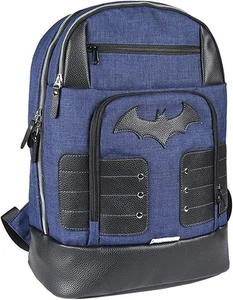 Batman Casual Backpack - Blue Superhero Travel Bag - Picture 1 of 1