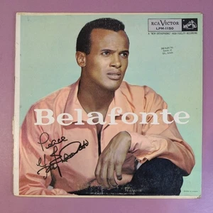 Álbum LP de vinilo firmado Harry Belafonte "Belafonte" 1956 RCA Victor LPM-1150 - Imagen 1 de 7