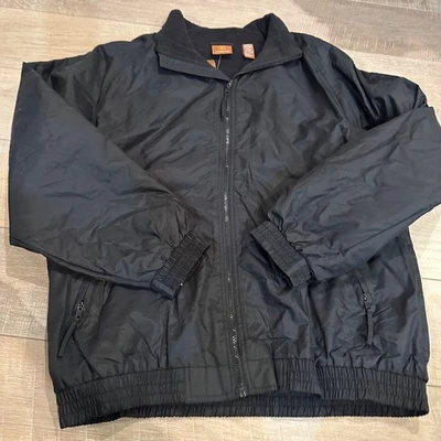 HARRITON MENS FLEECE LINED FULL ZIP JACKET NEW SIZE LARGE - Image 1 of 4