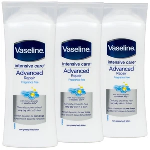 (14,17 EUR/l) 3x Vaseline Intensive Care Advanced Repair Body Lotion 400ml - Bild 1 von 3