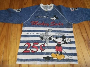 Vintage Iceberg Unisex Sweater Mickey Mouse Soda Pop, Italy. - Picture 1 of 7