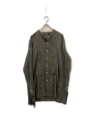 RRL Pintuck chambray linen shirt Size: L Gray Men - Image 1 of 4