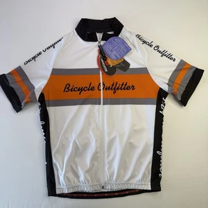 Hincapie Bicycle Jersey Women's Short Sleeves Full Zip Bicycle Outfitter Large - Picture 1 of 8