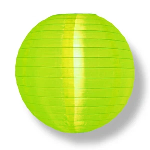 20" Neon Green Nylon Lantern - Picture 1 of 2