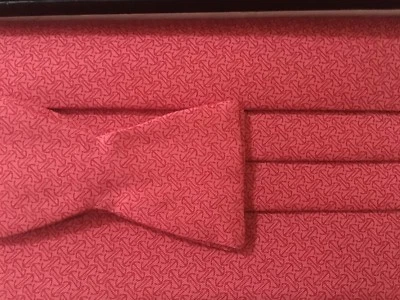 Vineyard Vines Seda Fucsia Ancla Geo Pajarita Cummerbund Juego de 2 Piezas Foto 1 de 2