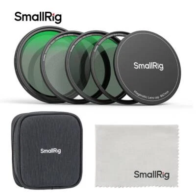 SmallRig 5-in-1 Magnetic 67mm Lens Filter Kit: VND + CPL + Black Mist 1/4  Set  - Image 1 of 4