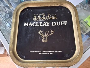 MACLEAY DUFF Scotch Whisky serving tray 1970's - Picture 1 of 12