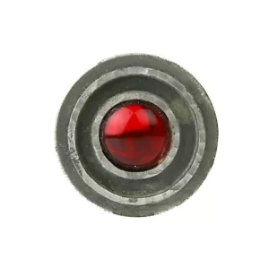 Vintage Danish Modern Bent Larsen Pewter & Glass Cabochon Pendant - Picture 1 of 5