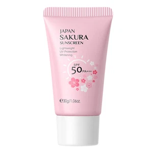 Sonnencreme Körper LSF50 Sakura Sonnenschutz Sonnenschutz 30G natürlich feuchtigkeitsspendend - Bild 1 von 12
