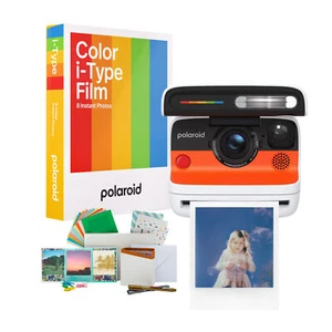 Polaroid Flip Instant Camera with Sonar Autofocus (White) and Accessories Bundle - Picture 1 of 8