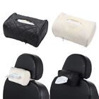 Headrest Leather Napkin Bag Organizer Tissue  Storage Box Paper  Cover