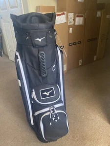 New Mizuno BD 3 Lightweight Cart Bag 7 Way Top Black / White - Picture 1 of 4