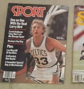Larry Bird Boston Celtics Hall Of Fame 1. Sportmagazin März 1980 plus 2 weitere - Bild 1 von 5