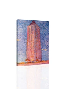 Lighthouse At Westkapelle - Mondrian - CANVAS OR PRINT WALL ART - Picture 1 of 2