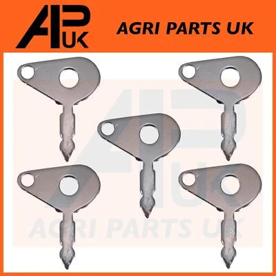 5 llaves metálicas de interruptor de encendido para David Brown Case IH International Tractor Lucas Foto 1 de 3