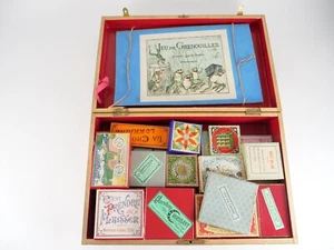 Coffret de jeux réunis M.D. Mauclair Dacier casse-tête divers début XXème RARE - Imagen 1 de 9